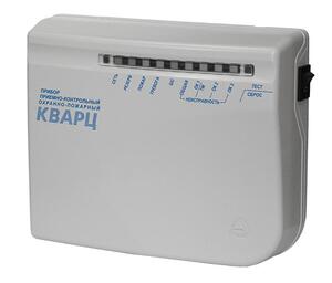 Кварц , Приемно-контрольный охранно-пожарный прибор , 1ШС, 2ПЦН  ( бывший вар.2 )