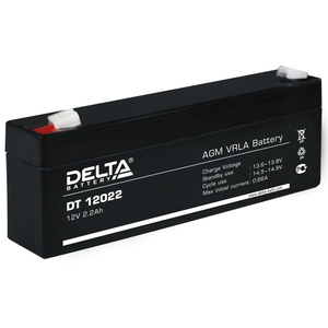 Аккумулятор DELTA DT 12022 12В-2,2Ач