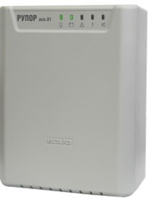 Рупор исп.01, прибор речевого оповещения , один канал 12 Вт, до 127 сообщений длительностью 80 с, управление по RS-485. Питание от 24В или аккумулятора 2,2 Ач. От минус 10 до +50°С