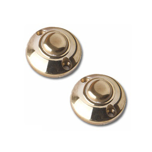 ЛКД НУ-03 01, Кнопка выхода накладная. Полированный анодированный дюралюминий под золото. Желтая подсветка по контуру.НР контакты