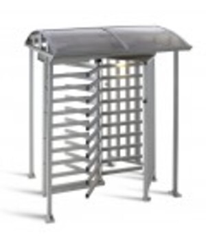 PERCo-RTD-15.1R, полноростовый роторный турникет с эл/мех. приводом, для эксплуатации внутри помещения и на открытом воздухе