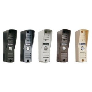 AVP-505 (PAL) Цветная накладная панель из ударопрочного пластика с ИК, встроенный цветной видеомодуль с разрешением 1000ТВЛ, со встроенным козырьком