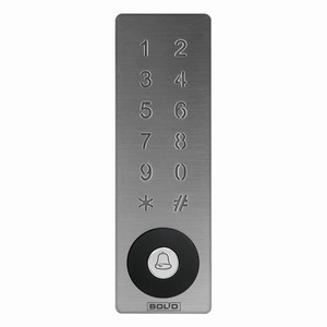 Proxy-KeyMV Считыватель клавиатурный и проксимити карт MIFARE. Вандалозащищенный.Возможен режим работы в системе контроля доступа и автономный. Габариты: 50х160х21мм