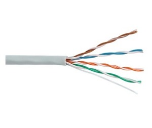 UTP 4 пары, Кат.5е 24AWG внутренний CU (305m) ULAN, кабель (арт.UEC-UU004-5E-PVC-GY)