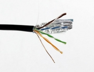 FTP 4PR, внешний, экранир.  кат.5е -4*2*0.52 (бух 305) (PE) KRAULER