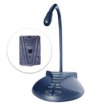 Переговорное устройство клиент-кассир DD-215G функция вызова оператора, цифровой детектор фона DAD, 2 аудиопроцессора MOTOROLA, блок питания в комплекте, антивандальная панель абонента Глория, динамик повышенной громкости, 3-х проводная схема подключения,