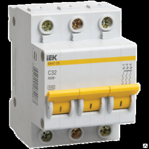 Автомат ВА47-29 3Р 10А